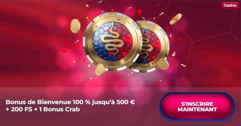 Viperwin Casino bonus bienvenue